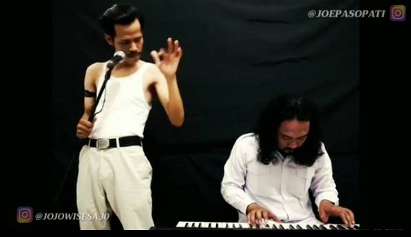 Suaranya ngeselin, Freddie Mercury KW asal Indonesia nyanyiin â€˜Love of My Lifeâ€™