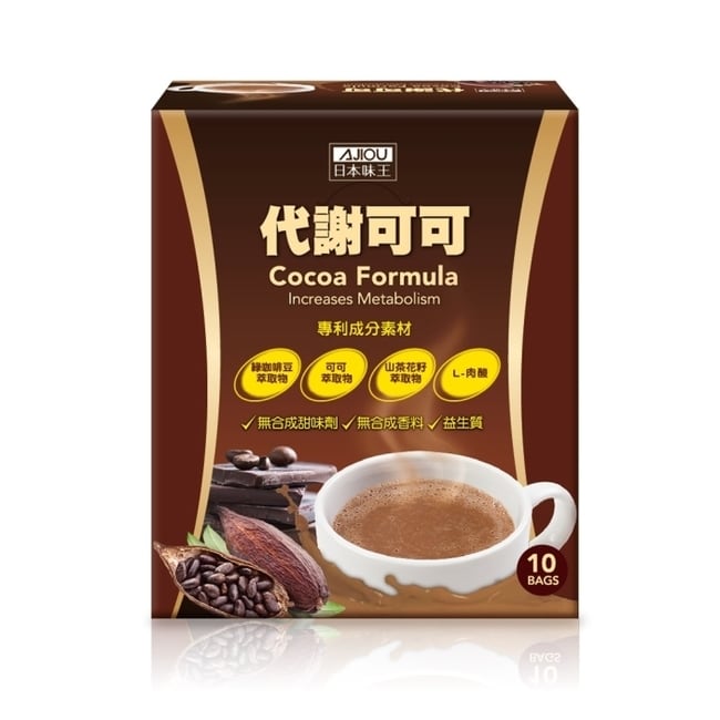 可可粉、麥芽糊精、奶粉、葡萄糖、菊苣纖維(益生質)、咖啡粉、赤藻糖醇(甜味劑)【赤藻糖醇(天然醱酵製成)、二氧化矽】、阿勃勒萃取物(阿勃勒萃取物、麥芽糊精)、麩醯胺酸、魔芋濃縮粉、可可萃取物(糊精、可