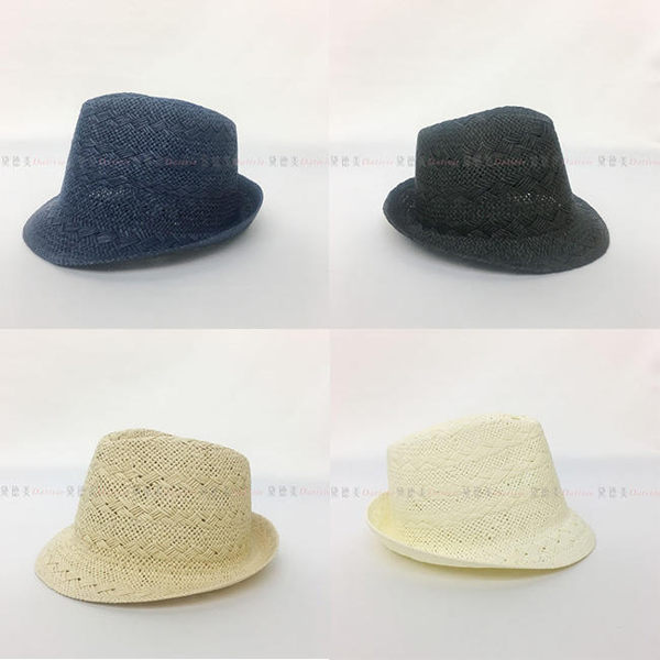 【ＫＰ】網狀透氣紳士帽 黑色 湛藍色 米色 白色 56cm 紡織造紙 DTT100007605