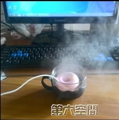 補水儀 甜甜圈加濕器迷你 辦公室便攜式漂浮usb小型隨身攜帶補水儀器家用 第六空間