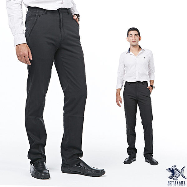 【NST Jeans】視覺原點 微彈斜口袋休閒長褲(中腰) 390(5601) 台製 紳士 男
