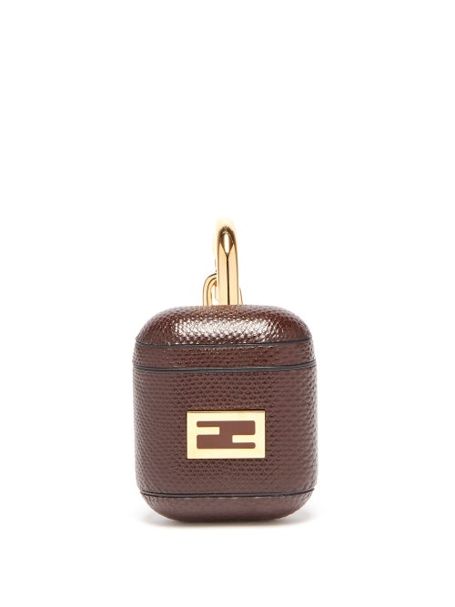 Fendi - Fendi's lends a typically luxurious tone to everyday accessories, such as this brown AirPods