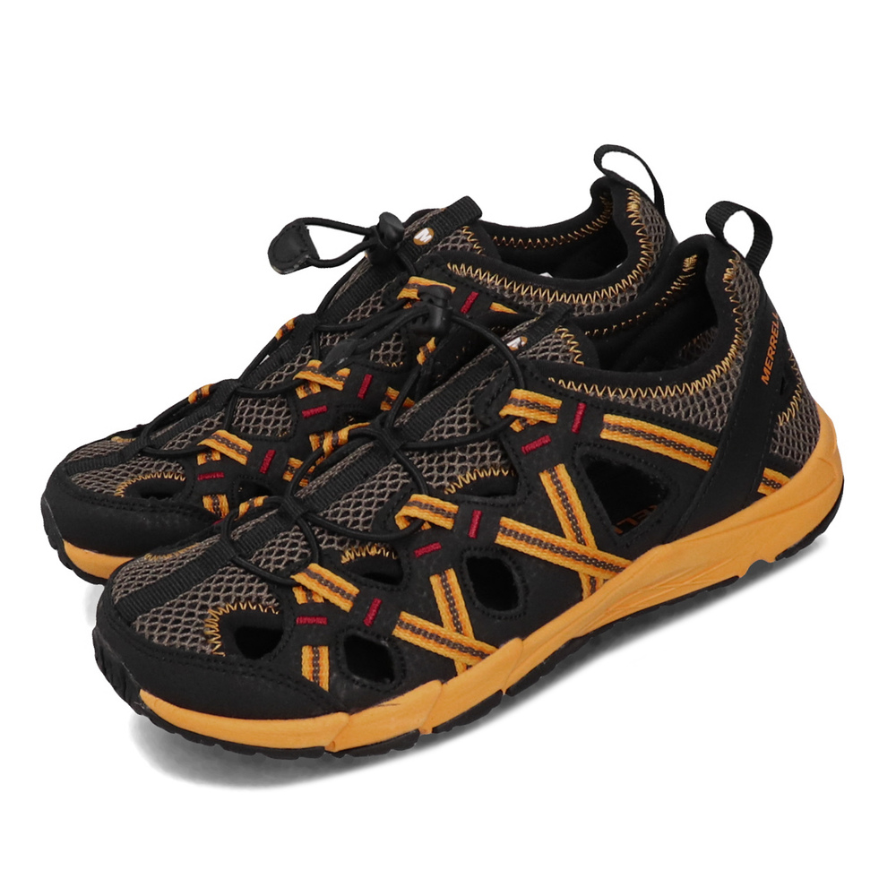 戶外運動鞋品牌:MERRELL型號:MK261227品名:Hydro Choprock Shandal配色:黑色,橘色
