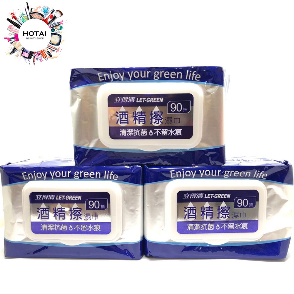 【全館499免運】立得清 酒精擦濕紙巾 加蓋 90抽【和泰美妝】