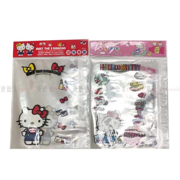 【ＫＰ】KITTY 書套 三麗鷗 五入 環保書套 正版授權 DTT0522080