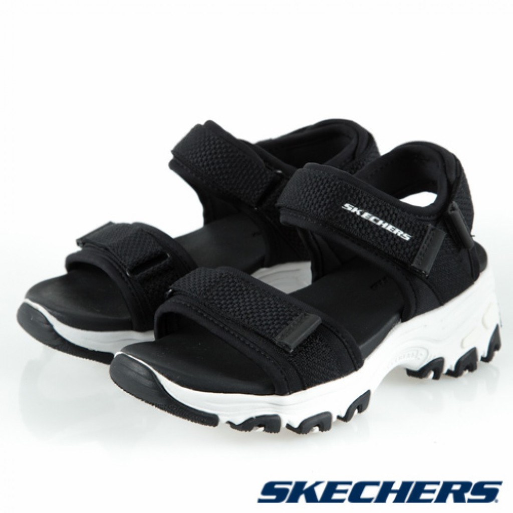 SKECHERS D'LITES 黑色 涼鞋 中大童 NO.Y1391