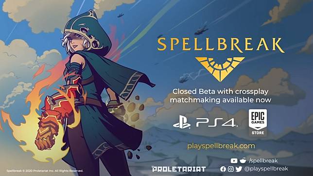 究極魔法大逃殺 Spellbreak Pc Ps4跨平台封測正式開始 遊戲基地 Line Today