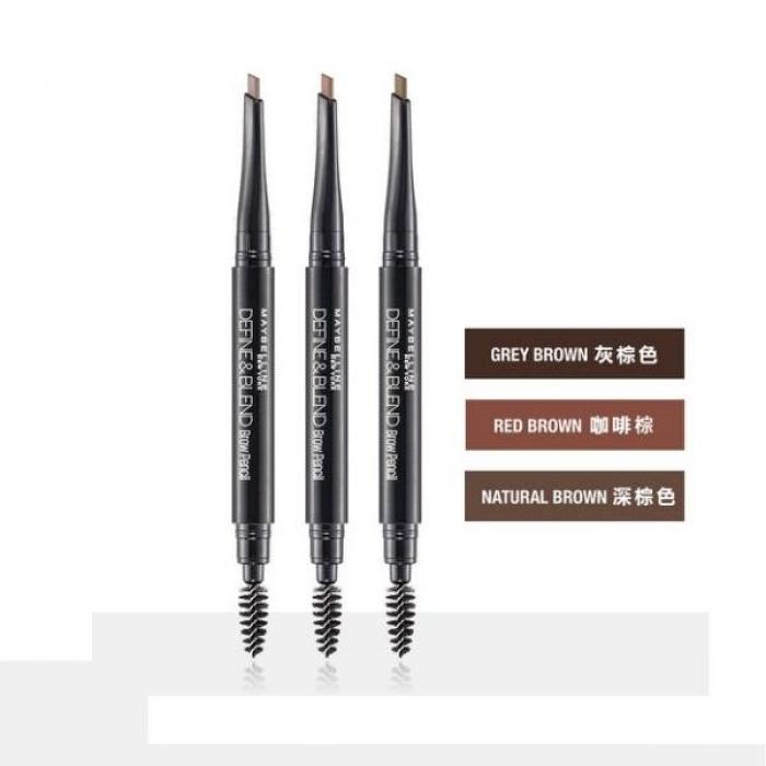 超人氣商品獨特武士刀筆尖勾勒俐落眉型型色兼具，貫徹絕不妥協的武士道精神眉筆x眉刷 2 in 1 一筆快速完妝筆觸細緻超滑…