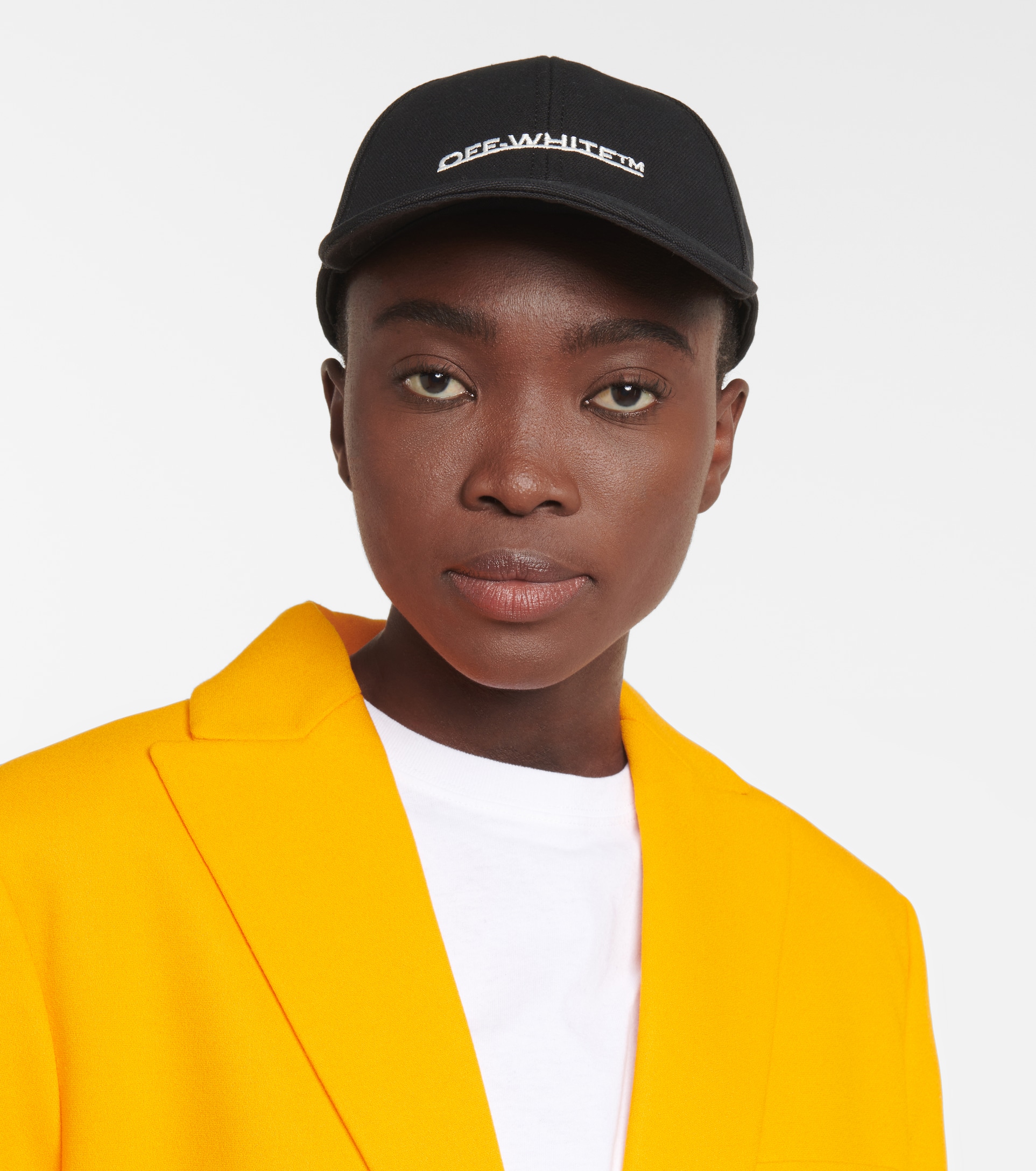 OFF-WHITE Logo embroidered cap