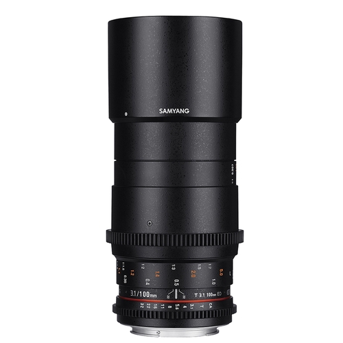 ．奈米塗層系統 (NCS)．非球面鏡片 (ASP)．低色散光學鏡片 (ED)．7片圓形光圈．光圈齒輪環位置統一．VDSLR II 全系列電影鏡頭----------------------------