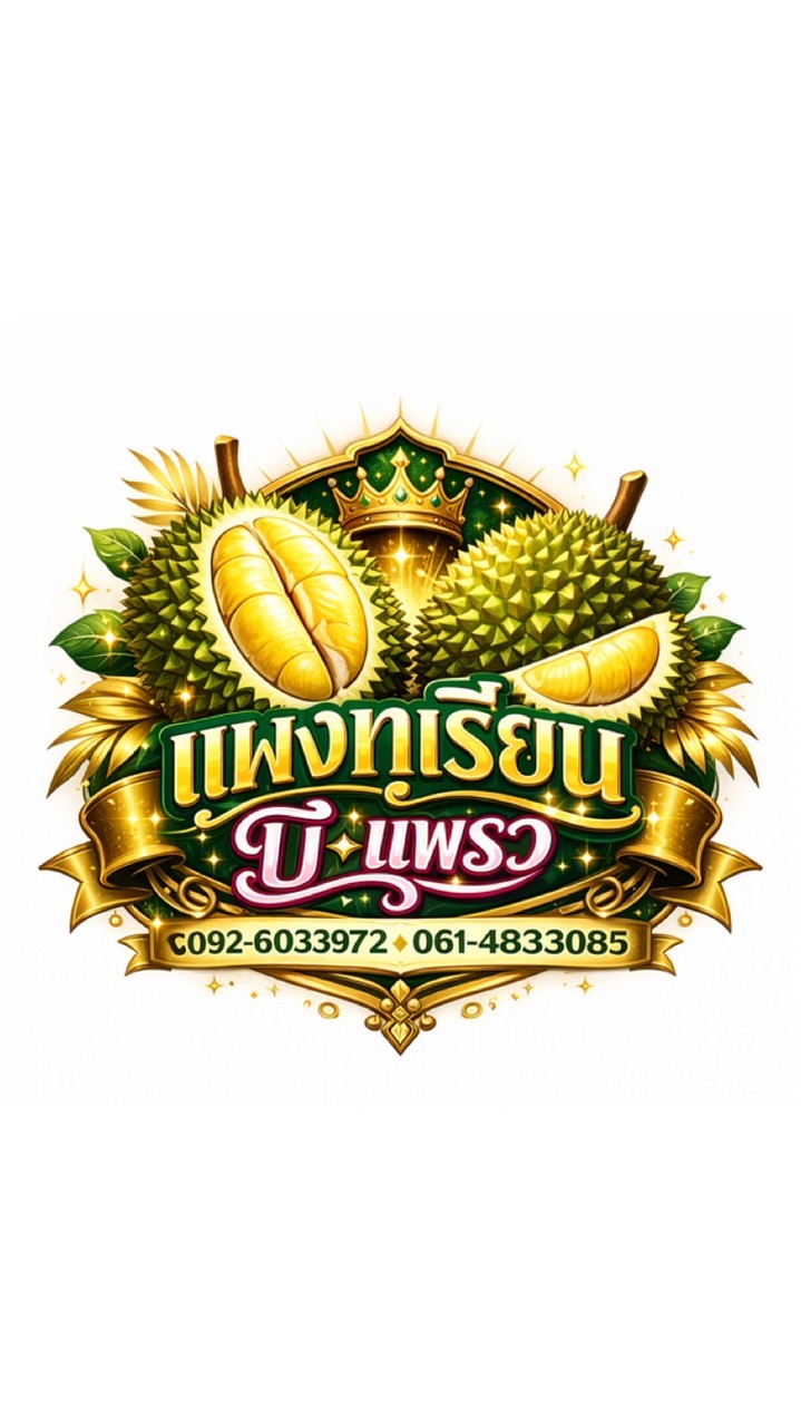 แผงทุเรียนบี&แพรว รับซื้อทุเรียนทุกสายพันธุ์