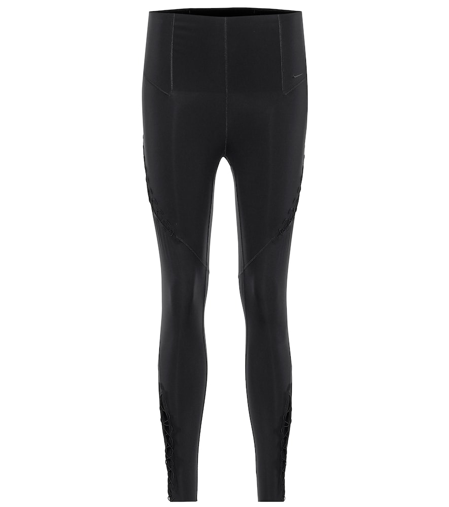 Look to Nike for refined workout staples such as these black leggings.