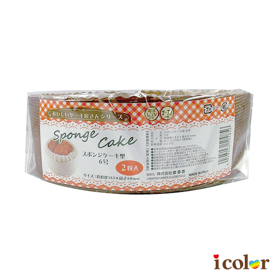 圓形6號海綿蛋糕烘焙紙模