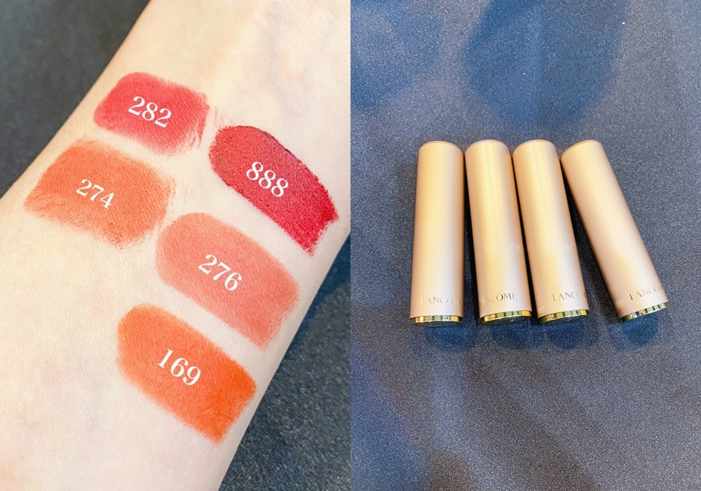 蘭蔻玫瑰粉管經典唇膏