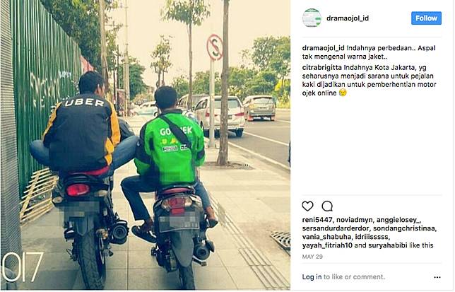 5 Foto Momen Unik Driver Ojek Online Ini Bikin Bilang 'O Aja Ya Kan'