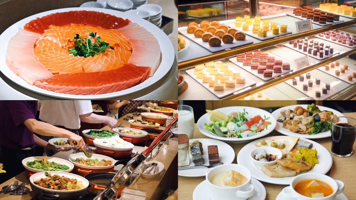 平民版「果然匯」在板橋！週一素食吃到飽389元，素生魚片、港點、義料通通有