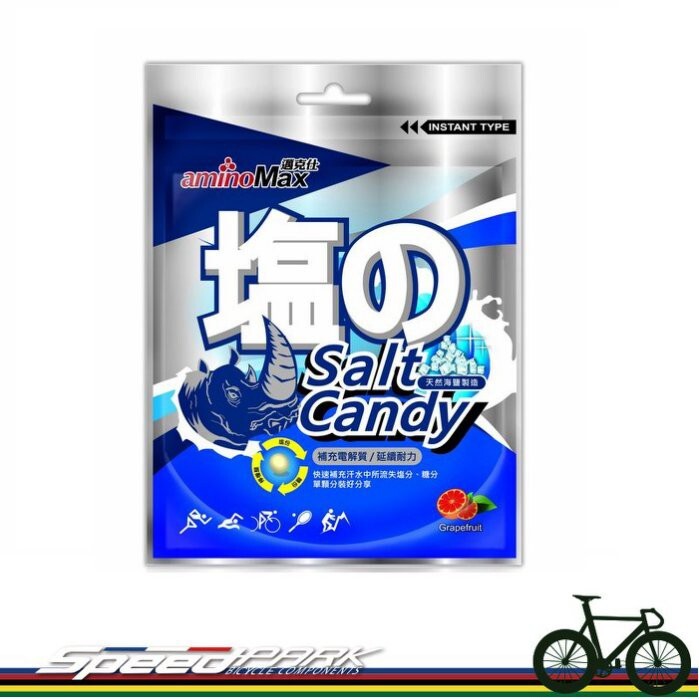 海鹽軟糖 重量：37.5公克 容量：一包(約15-16顆) 添加完整電解質及B群配方，天然海鹽 富含礦物質，全方位補充 多層次口感 前味葡萄柚清新口感 中味甜中帶鹹，溫潤順口 後味沁涼薄荷，生津又止渴