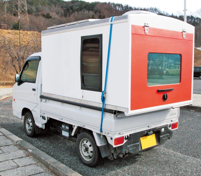 キャンピングシェル自作品 キャンピングカー シェルのみ 軽トラ