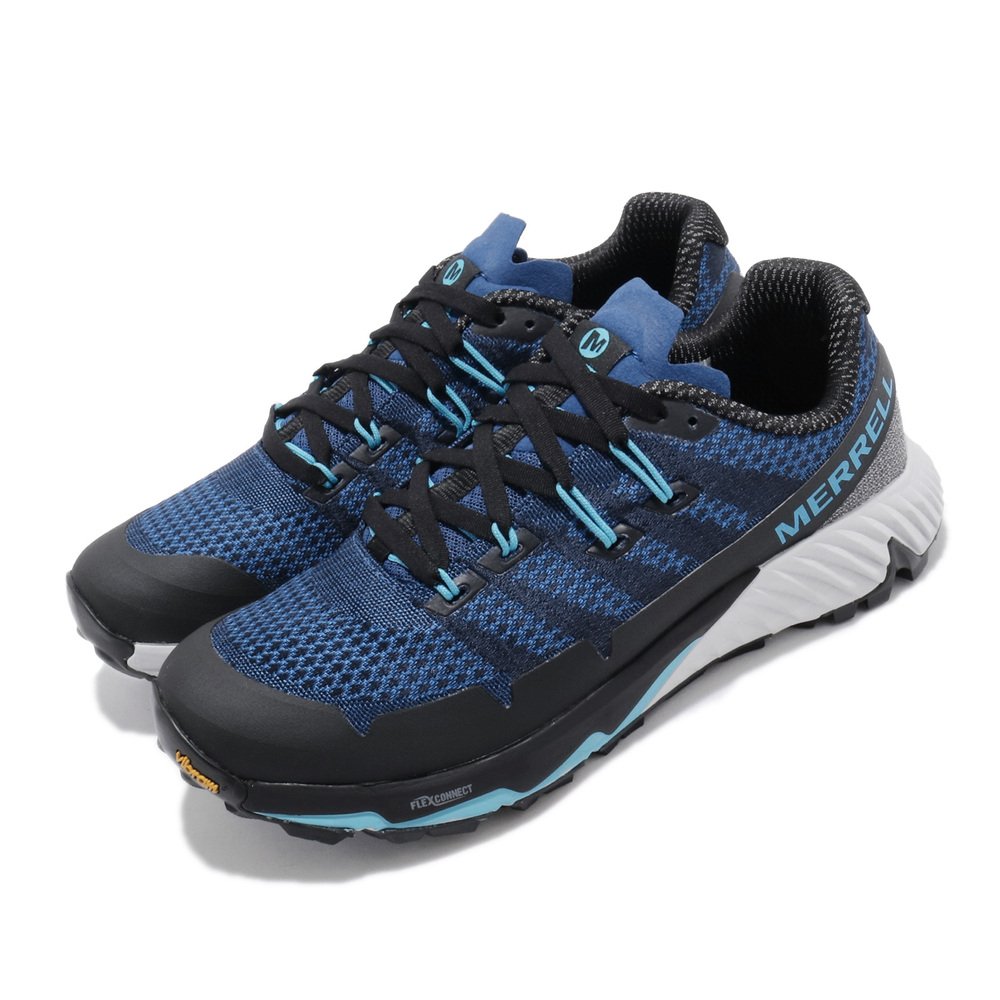 MERRELL 戶外鞋 Agility Peak Flex 3 男鞋 登山 越野 耐磨 黃金大底 透氣 舒適 藍 黑 [ML16607]