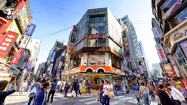 明洞是許多人到首爾旅遊必去的地方。(圖／TVBS)