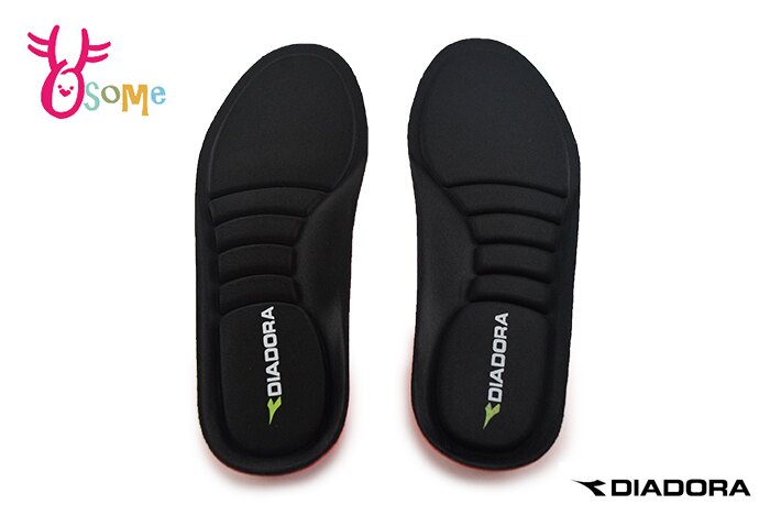 DIADORA迪亞多那 3D記憶鞋墊 緩衝 足弓支撐 減壓 防臭 23-28CM H8770#黑色◆OSOME奧森鞋業