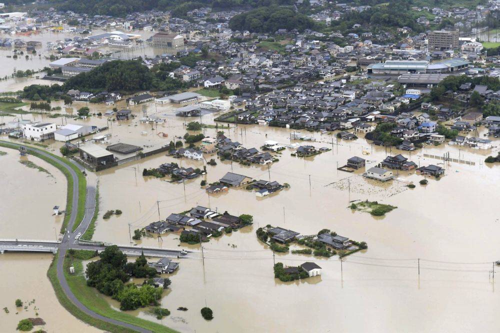 日本九州暴雨 雨量破紀錄福岡 佐賀和長崎3縣急撤萬人 上報 Line Today