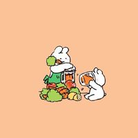 すこぶる動くウサギ好き
