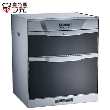 LCD面板設計外觀 ＃304不鏽鋼抽屜面板 蜂鳴器貼心設計 智慧時間設定 臭氧顯示鍵 雙層抽取式設計