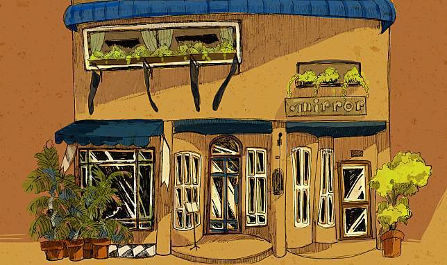 「競子咖啡」店內的裝潢很別緻（圖片來源/mirror cafe 競子咖啡）