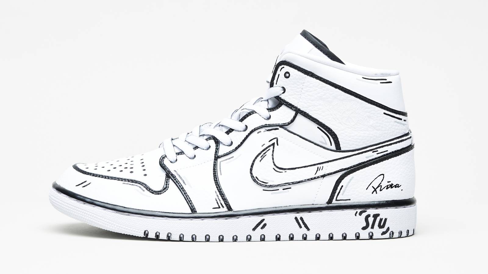 ナイキのエアジョーダン1をSTuREETがカスタム！漫画から抜け出た2D