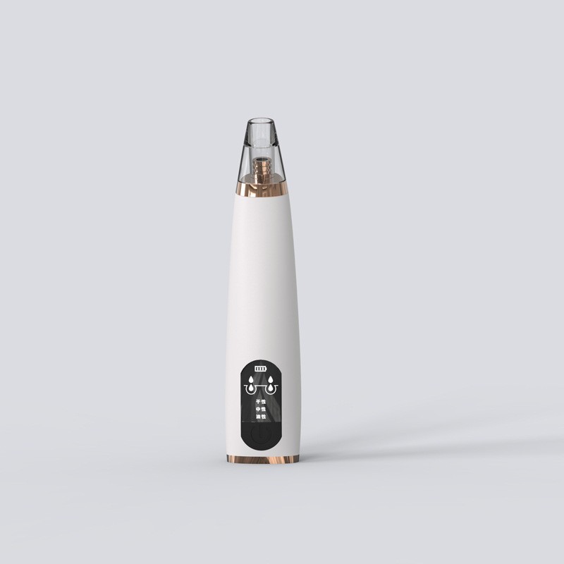 【特徵】*機芯升級，專為亞洲人皮膚升級。*吸力更強，黑頭、油脂、粉刺強勢祛除*三個等級，適合不同膚質*不同的吸頭，不同的功能*可充電，簡單方便*注意：使用前建議用熱毛巾敷5~10分鐘，效果更佳；吸黑頭