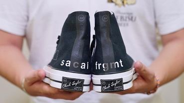 sacai x fragment design x CONVERSE Chuck Taylor 1970s黑色版本諜照搶先曝光