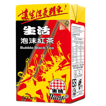 《生活》泡沫紅茶(500ccX24入)