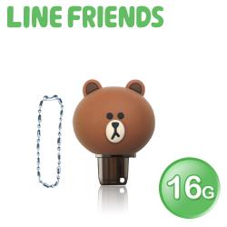 ◎★擴充手機/平板容量首選隨身碟|◎★隨插即用，快速傳輸|◎★micro USB與USB 2.0雙傳輸介面商品名稱:LINEFRIENDS立體造型16GBOTG雙介面隨身碟QQ熊大LNWH251B品牌