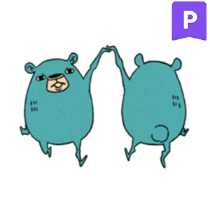 Mr. Blue Bear Stickers Vol.2