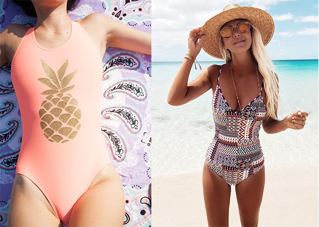 印花泳裝