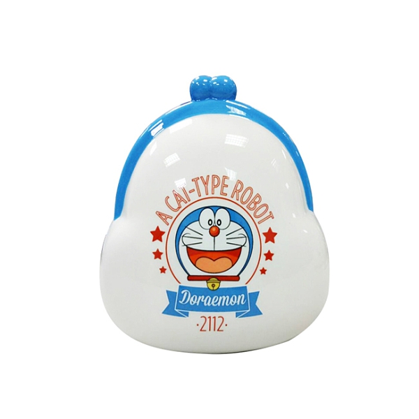 【正版授權】哆啦A夢 口金包造型 陶瓷 存錢筒 儲錢筒 小費箱 DORAEMON - 004353