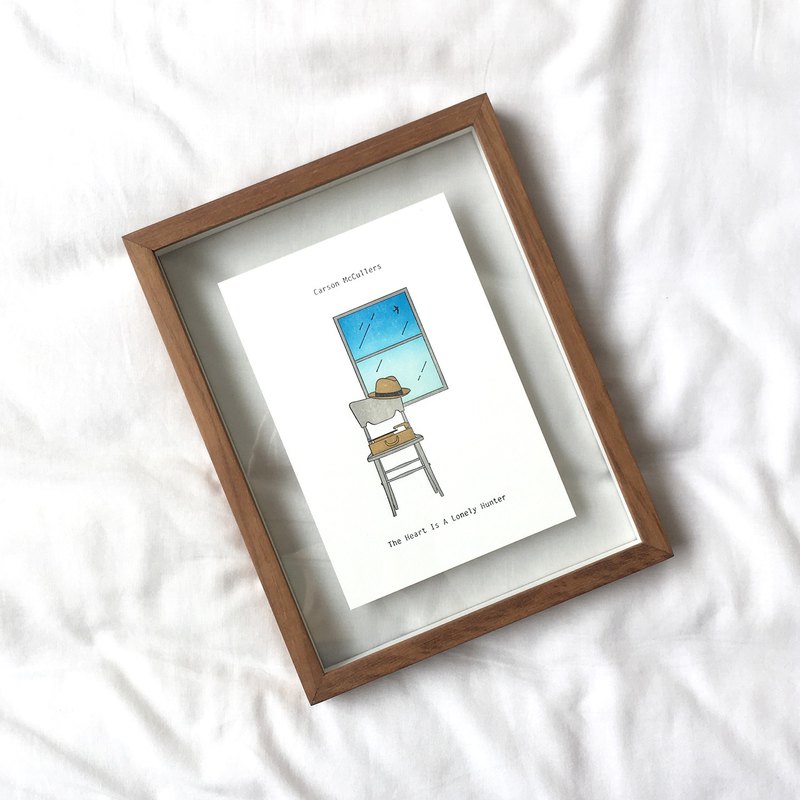 凸版印刷的靈感來自卡森·麥卡勒（Carson McCuller）所著的《心臟是一個孤獨的獵人》一書。