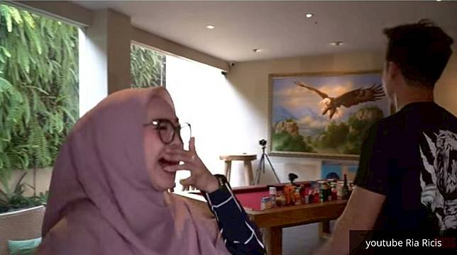 bagian dalam rumah Baim Wong