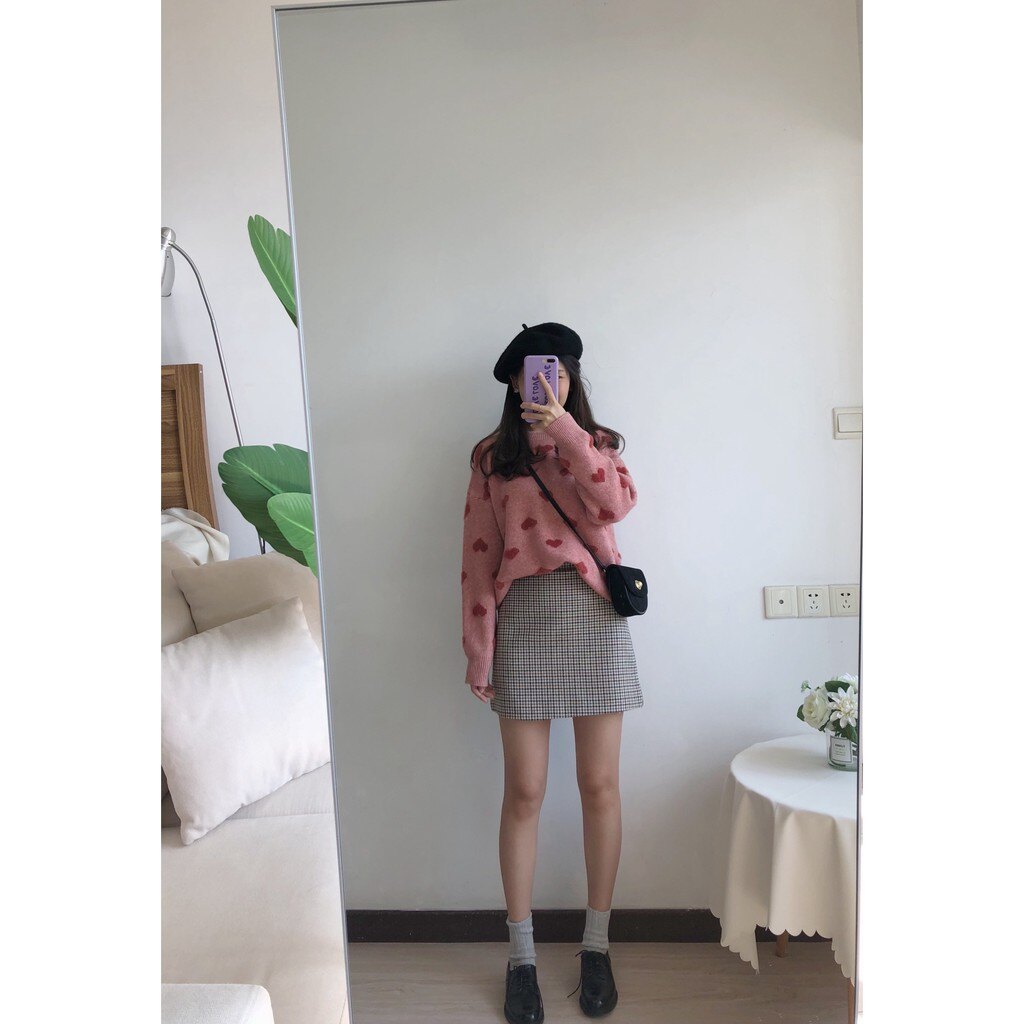 【double U 】現貨 可愛爆表!!!立體愛心軟軟毛衣3色