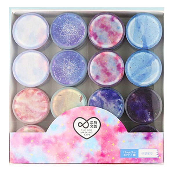 仰望星空 the one 紙膠帶 32捲/盒【庫奇小舖】