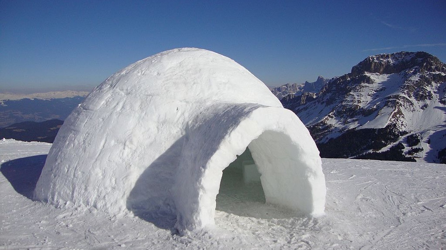 北極;因紐特人;冰屋;建築;建材;雪;冰