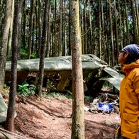 【苗栗|南庄】向天湖。三角湖山。沉睡40年的失事飛機殘骸