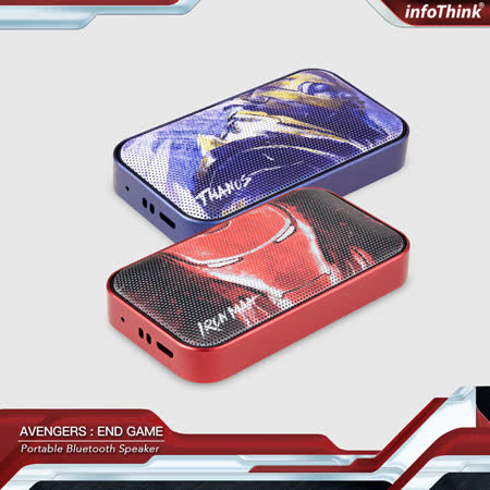 •漫威正式授權 •繪畫筆觸風格 •名片大小隨身攜帶 •CNC金屬材質 •中高音清晰、振模加強重音 •台灣設計，生產製造