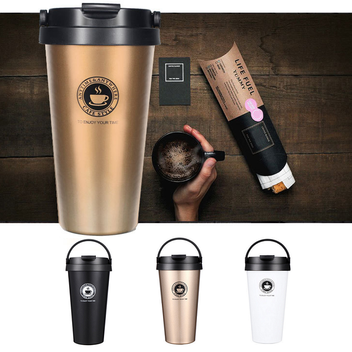 手提保溫杯 304不鏽鋼保溫杯 咖啡杯 隨行杯 環保杯 真空咖啡杯 手提咖啡杯【RS864】。人氣店家Life365的【居家生活專區】、餐廚小物有最棒的商品。快到日本NO.1的Rakuten樂天市場的