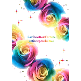 運気上昇レインボーローズ無限の可能性#pop