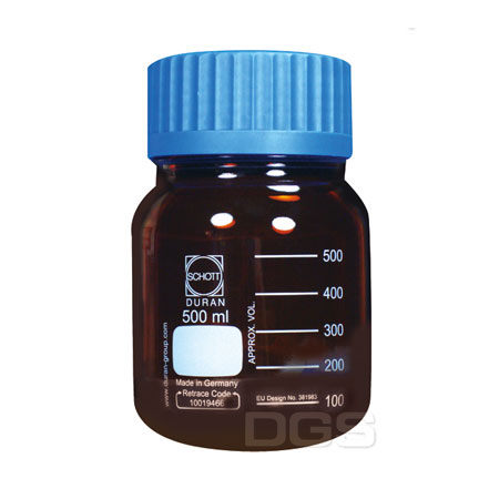 《SCHOTT》茶色寬口血清試藥瓶 GL80 Amber Bottle,Media,Screw Cap,GL80 PP Cap