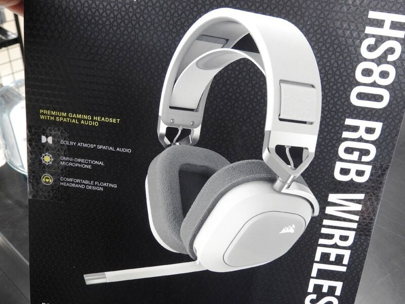 CORSAIR HS80 RGB WIRELESS ホワイト ワイヤレス プレミアムゲーミングヘッドセット、PC PS4 PS5 Dolby 通販 