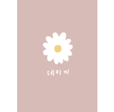 korea daisy (dustypink)