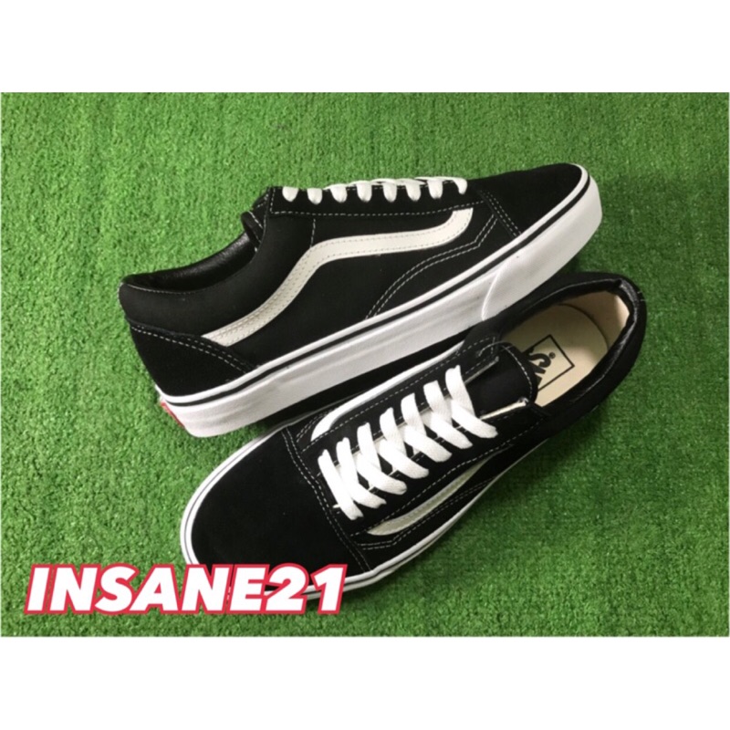 【特價商品】Vans OLD SKOOL BLACK 經典款 基本款 黑白 男女尺碼 【Insane-21】